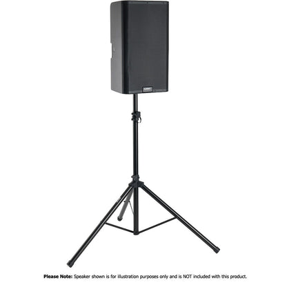 On Stage Adjustable Speaker Stand SS7500, Height 43" - 72", Fits 1-3/8" Socket, Heavy-Duty, Portable, Stable, Foldable Tripod Base — view 4