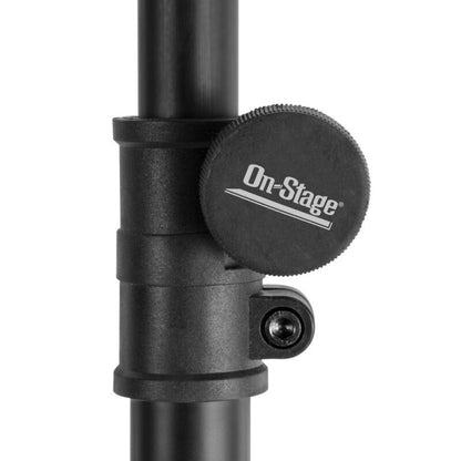 On Stage SSAS7000B Mini Adjustable Speaker Stand, Height Adjustable 27" to 46", for Small to Medium Speakers up to 60 lbs, Black — view 6