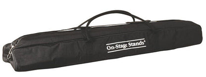 On Stage Speaker Stand Bag for 2 Speaker Stands, Heavy-Duty Padded Nylon, Adjustable Shoulder Strap, Black, 50" x 10" x 5" — view 2