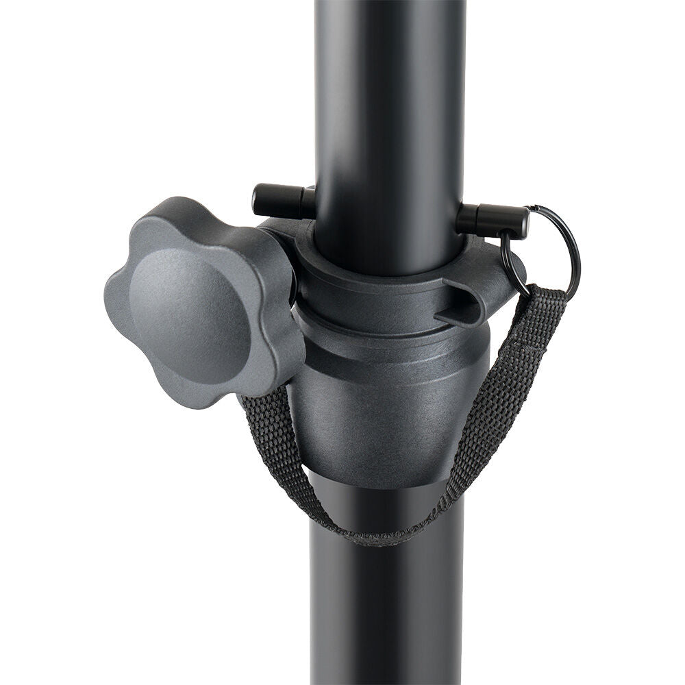 On Stage Speaker Stand Pack with Carry Bag for 2 Speakers, Adjustable Height, Heavy-Duty Construction — view 5