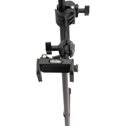 On Stage TCM500 Smartphone Holder for Mic Stands - Adjustable Clamp, 360° Pan, Fits Phones 2.37" - 4", Black — view 5