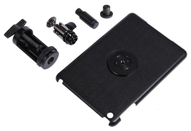 On Stage iPad Mini Snap-On Cover with Table Clamp, 360 Degree Ball Joint, Fits Models A1432, A1454, A1455, A1489, A1490