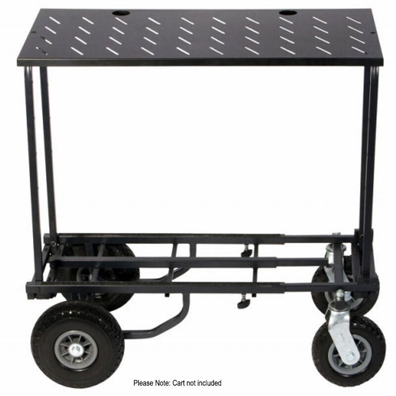 On Stage UCA1500 Utility Cart Tray for UTC2200 & UTC5500 Carts, 36" x 17", 80 lb Capacity, Includes Cable Routing Features — view 3
