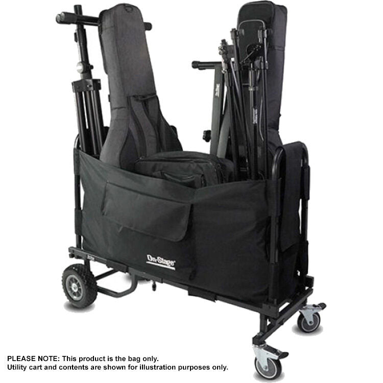 On Stage UCB2500 Utility Cart Bag for UTC2200 and UTC5500 - Black Heavy-Duty Nylon — view 3