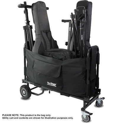 On Stage UCB2500 Utility Cart Bag for UTC2200 and UTC5500 - Black Heavy-Duty Nylon — view 3