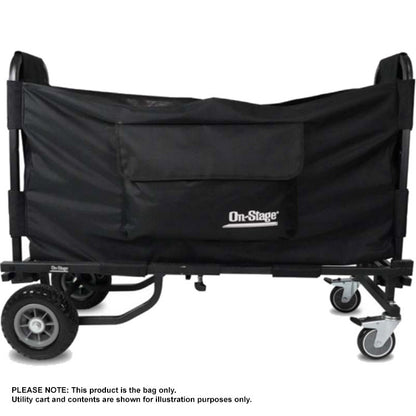 On Stage UCB2500 Utility Cart Bag for UTC2200 and UTC5500 - Black Heavy-Duty Nylon