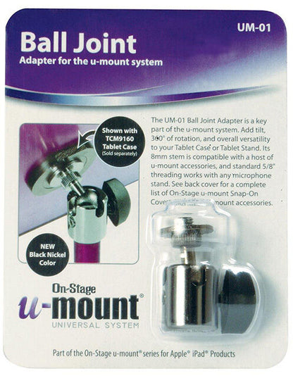 On Stage U-Mount Ball Joint Adapter for Tablet Cases and Tripod Stands — view 6