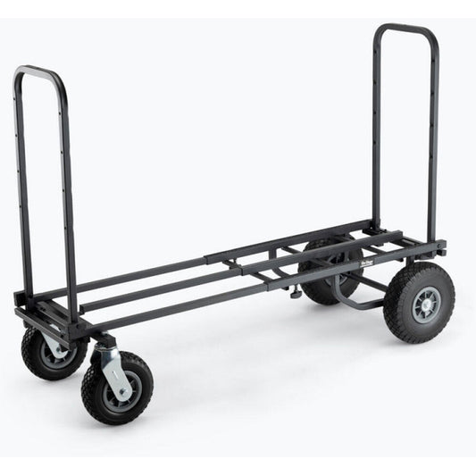 On Stage UTC5500 All-Terrain Adjustable Expandable Utility Cart, 250 kg Capacity, 30"-52" Bed Size, Locking Casters, Ergonomic Handles
