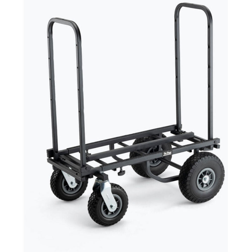 On Stage UTC5500 All-Terrain Adjustable Expandable Utility Cart, 250 kg Capacity, 30"-52" Bed Size, Locking Casters, Ergonomic Handles — view 3