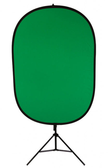 On Stage VSM3000 Portable Green Screen Kit with Adjustable Stand and Carry Bag