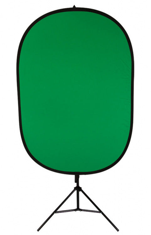 On Stage VSM3000 Portable Green Screen Kit with Adjustable Stand and Carry Bag