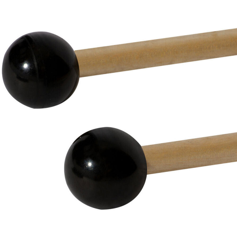 On Stage WPM100 Double-Ended Percussion Mallets with Wood Handles, 12.5" Length — view 2