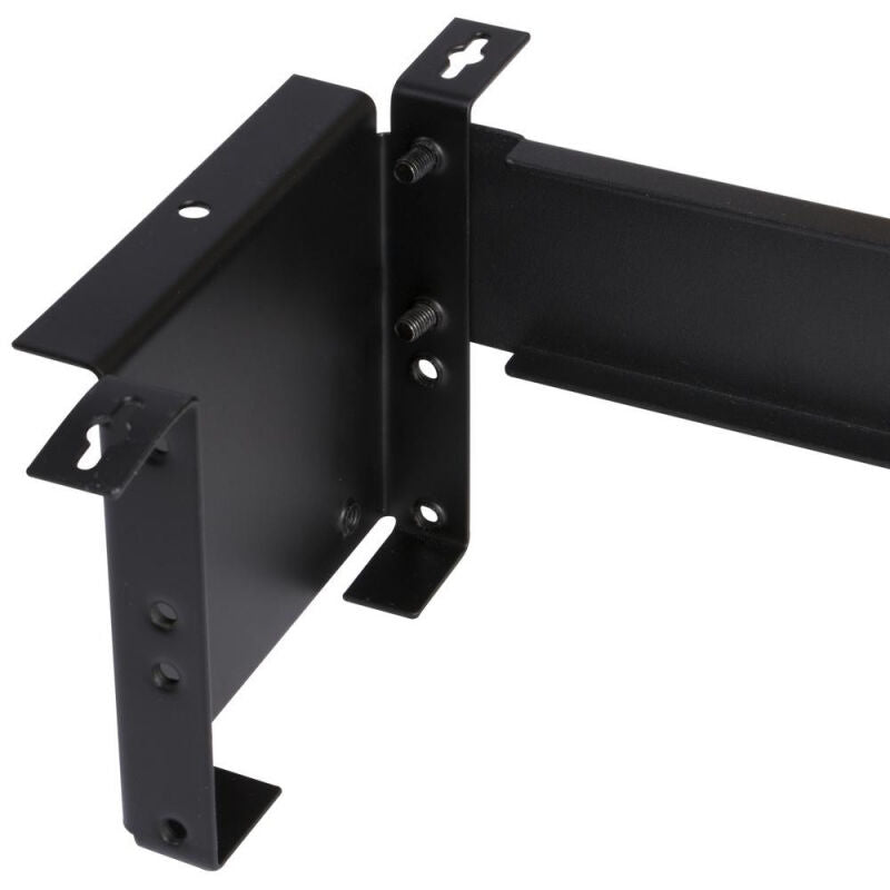 On Stage WSA7500 Single Space Under Table Rack Mount for WS7500 Workstation, Black Steel, 19" Wide x 3.5" High x 4" Deep — view 3