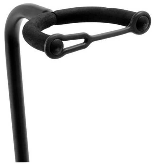 On Stage Classic Single Guitar Stand with Adjustable Height and Velveteen Rubber Padding — view 2