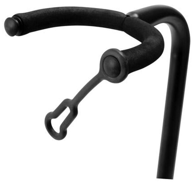 On Stage Classic Single Guitar Stand with Adjustable Height and Velveteen Rubber Padding — view 3