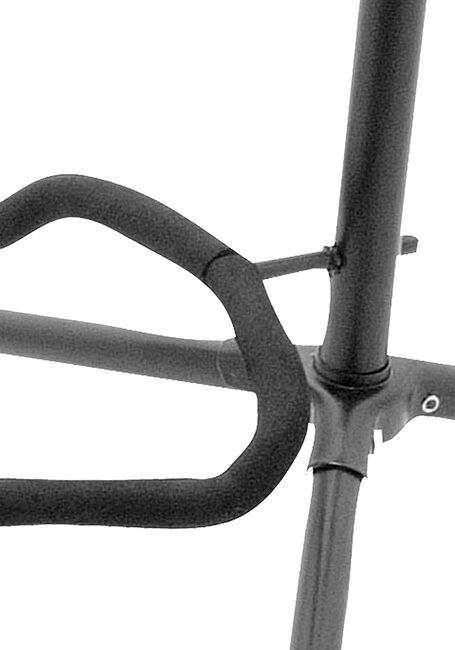 On Stage Classic Single Guitar Stand with Adjustable Height and Velveteen Rubber Padding — view 5