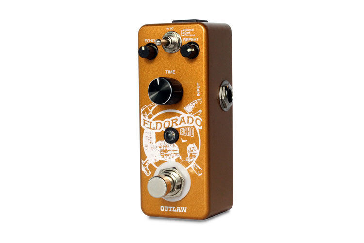 Outlaw Effects Eldorado Echo Pedal with Three Echo Variations and Saved Mode Feature — view 3
