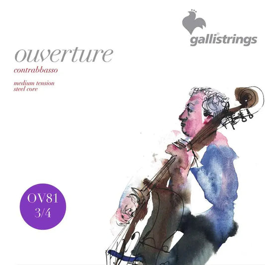 Galli Overture D Bass E String for Ukulele