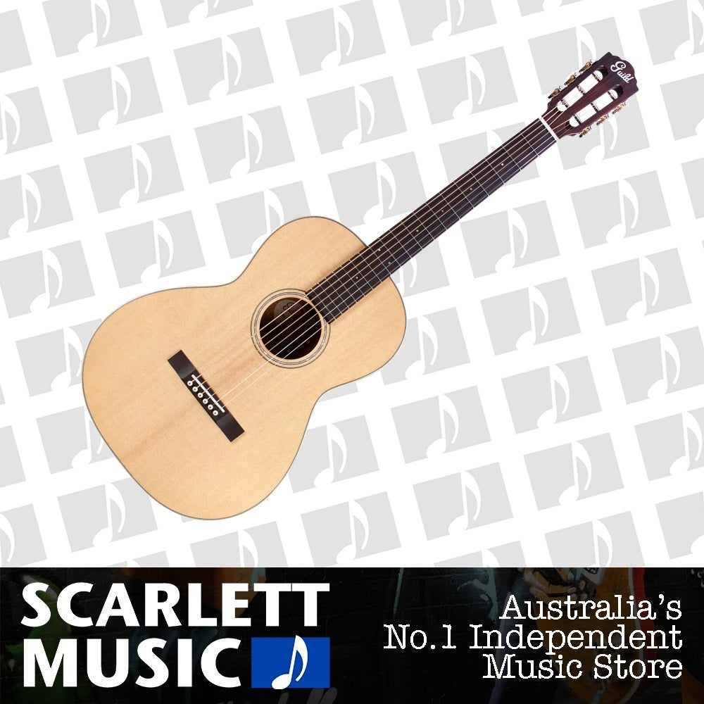 Guild P-240 Memoir Parlour Size Acoustic w' Slotted Headstock — view 2