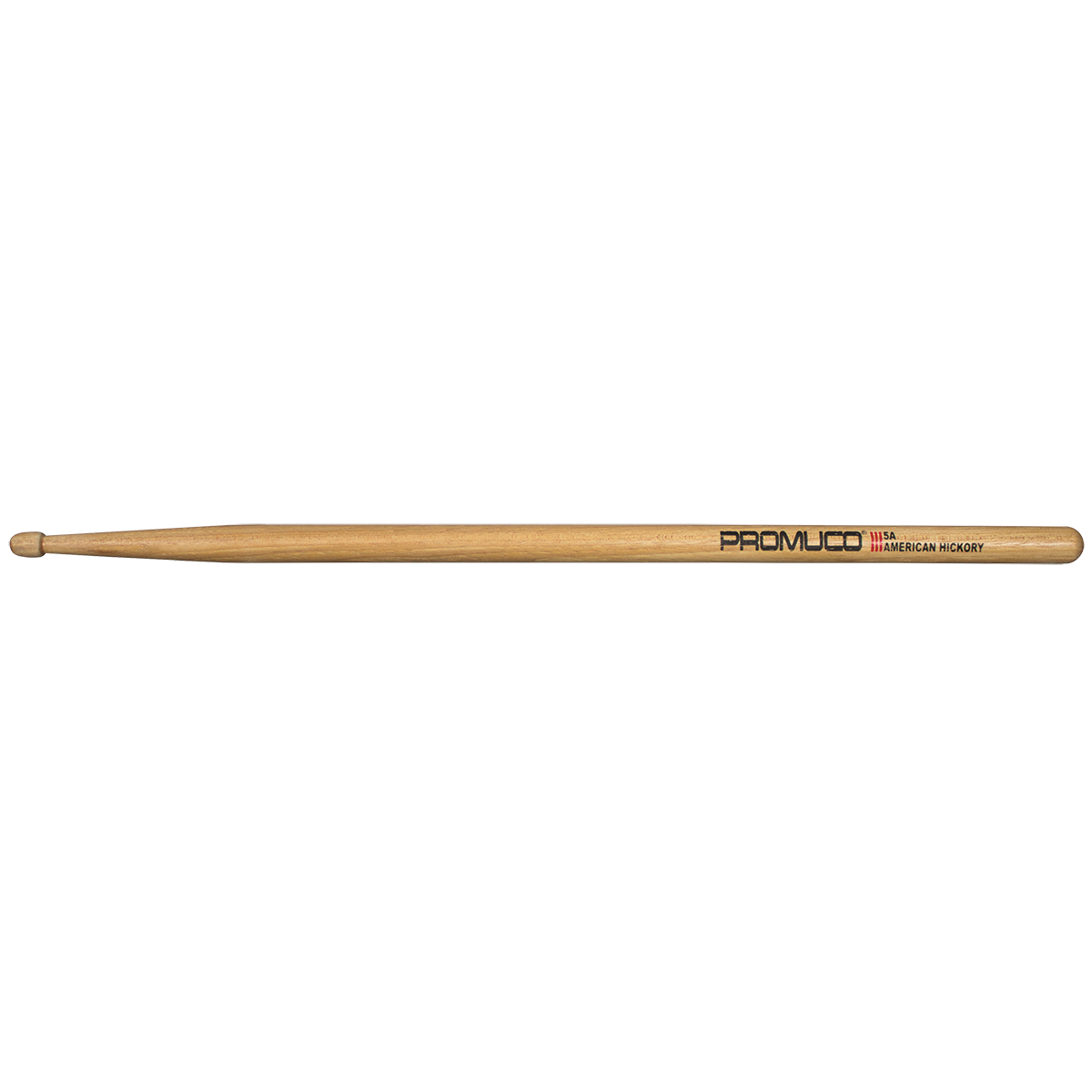 Promuco 18015A American Hickory 5A Drumsticks Wood Tip 1.5cm Diameter 40.6cm Length — view 2