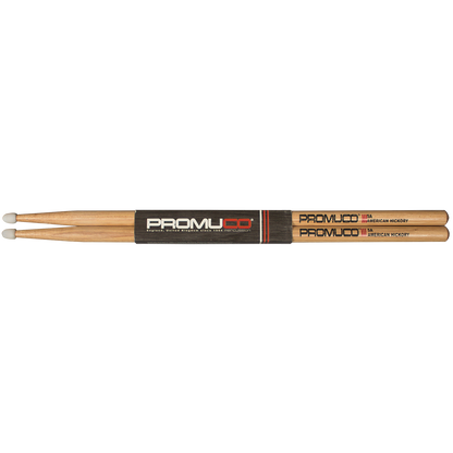 Promuco 1801N5A American Hickory 5A Drumsticks with Nylon Tip — view 3