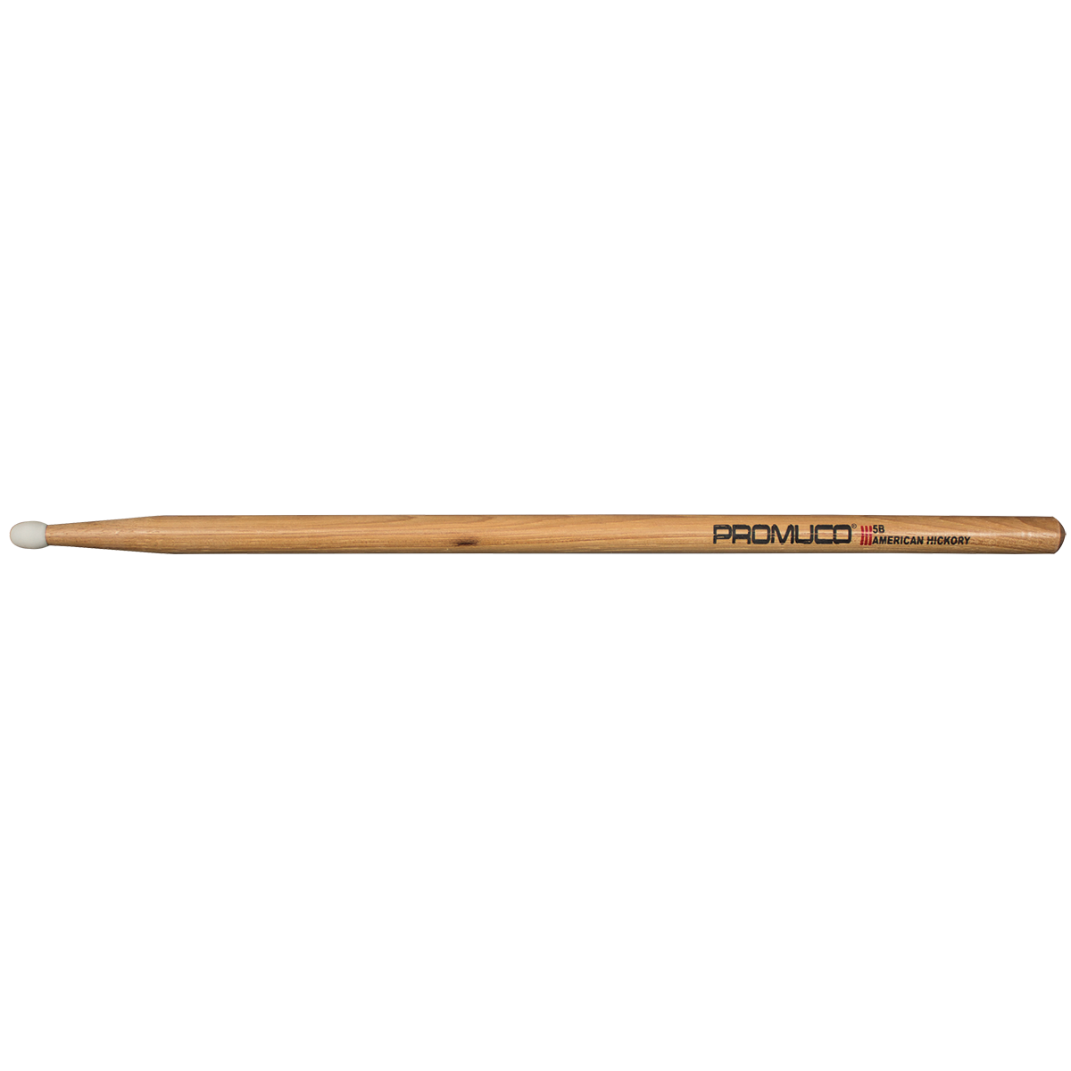 Promuco 1801N5B American Hickory 5B Drumsticks with Nylon Tip — view 2