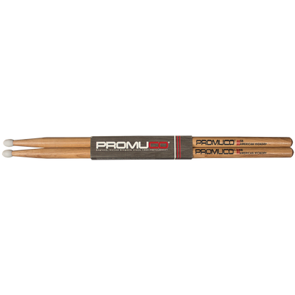 Promuco 1801N5B American Hickory 5B Drumsticks with Nylon Tip — view 3