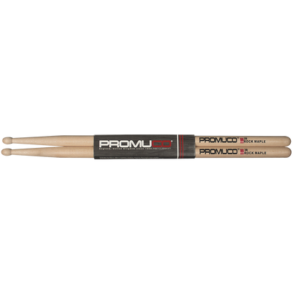 Promuco 18022B Rock Maple 2B Drumsticks with Wood Tip, 1.6cm Diameter, 40.6cm Length — view 3