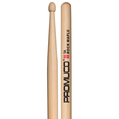 Promuco 18025A Rock Maple 5A Wooden Tip Drumsticks