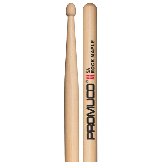 Promuco 18025A Rock Maple 5A Wooden Tip Drumsticks