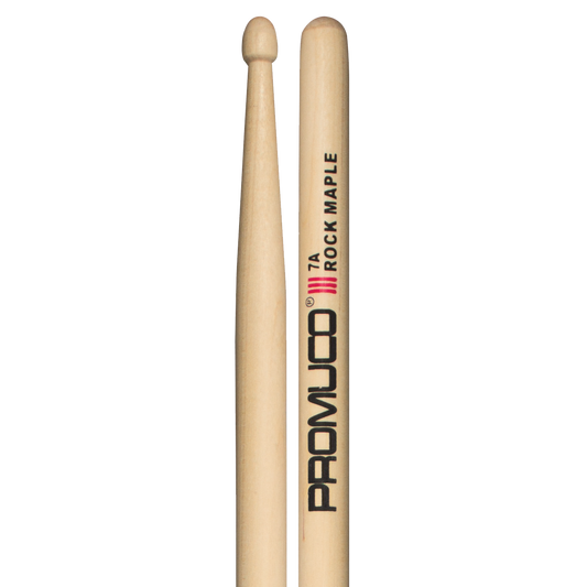 Promuco 18027A Rock Maple 7A Wooden Tip Drumsticks