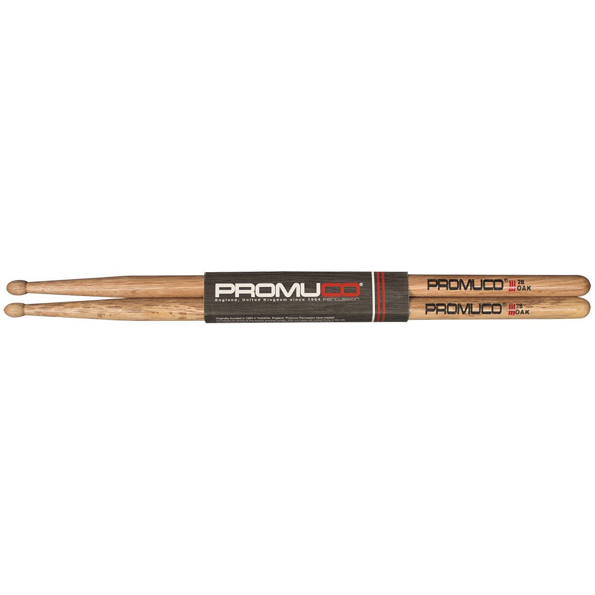 Promuco 18032B Oak 2B Wood Tip Drumsticks — view 3