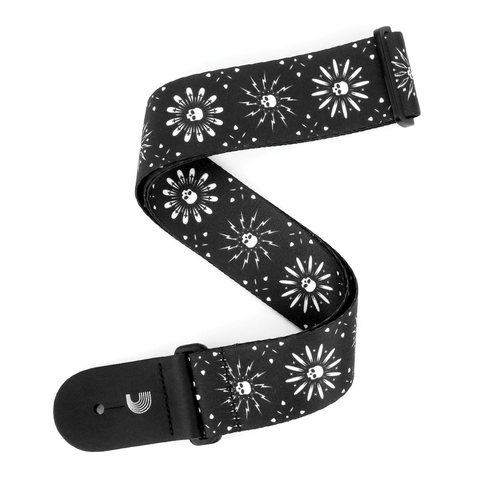 Skull Burst Guitar Strap - by D'Addario