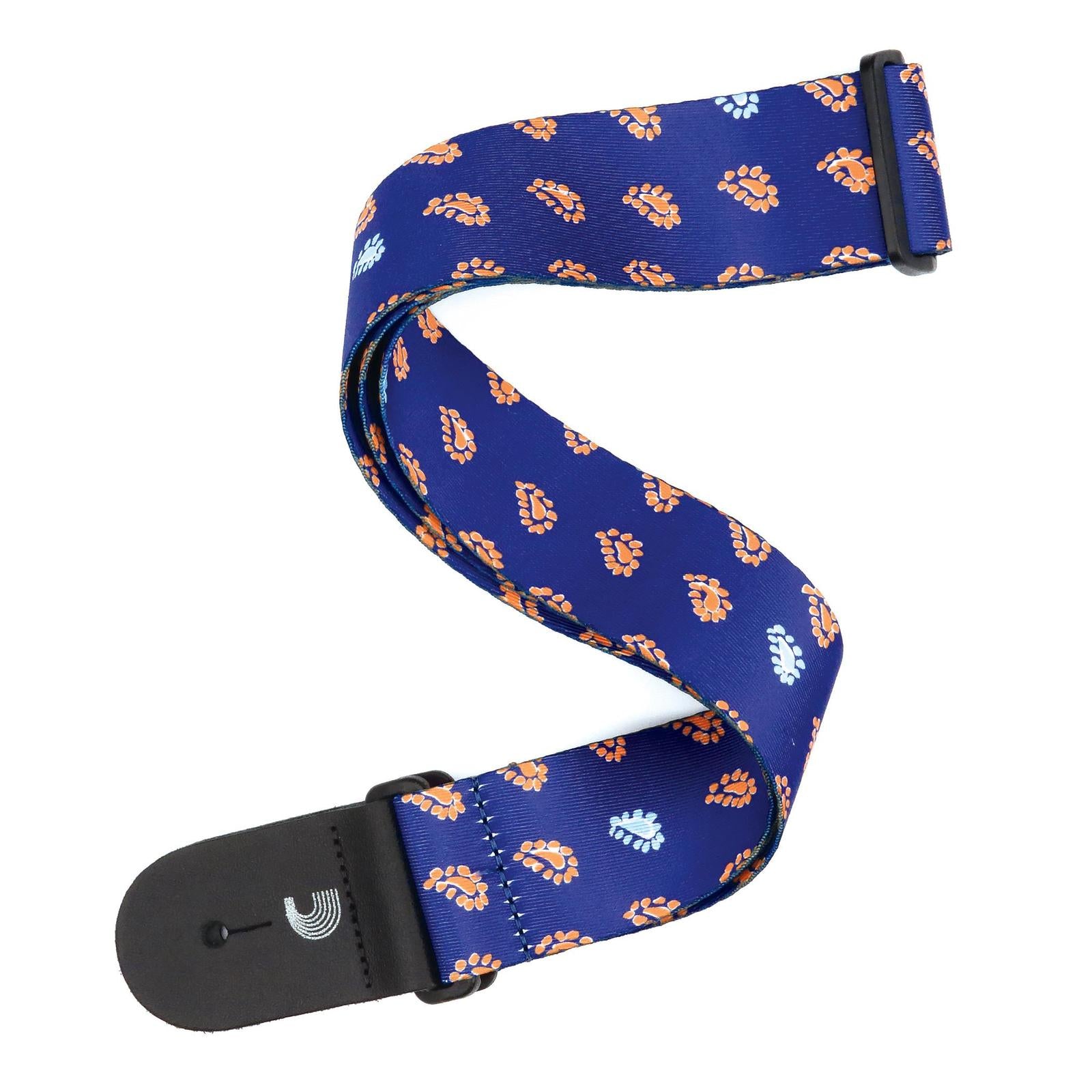 Polyester Guitar Strap, Paisley Critters, by D'Addario