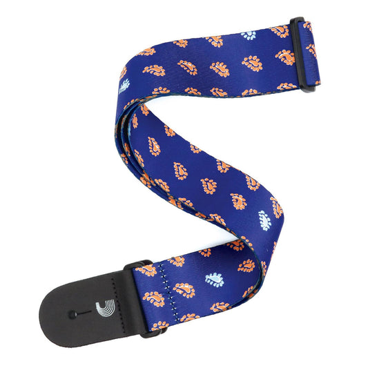 Polyester Guitar Strap, Paisley Critters, by D'Addario