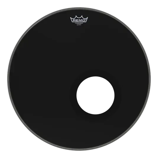 Remo Powerstroke 3 20 Inch Bass Drum Head with Black Dynamo Hole