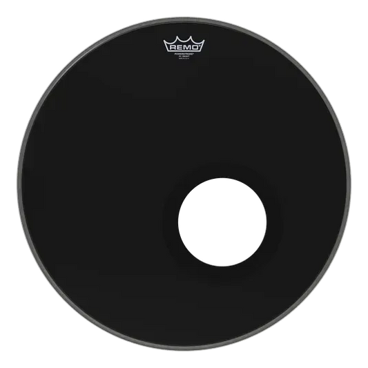 Remo Powerstroke 3 20 Inch Bass Drum Head with Black Dynamo Hole