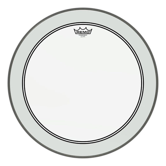 Remo Powerstroke 3 Series Bass Drum Head - 20" Clear No Stripe