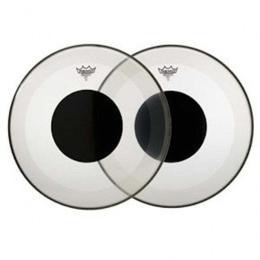 Remo P3-1320-10 20 Powerstroke 3 Clear Black Dot Bass Drumhead