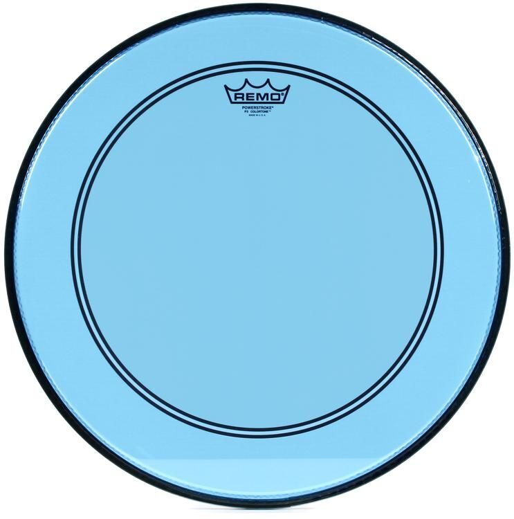 Remo 20" Powerstroke 3 Colortone Blue Bass Drum Head