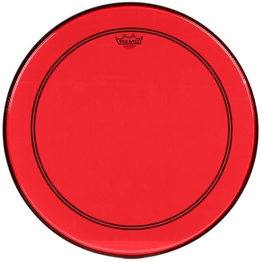 Remo 22" Powerstroke 3 Colortone Red Bass Drum Head