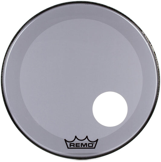 Remo 22" Powerstroke 3 Colortone Smoke Bass Drum Head w/Port