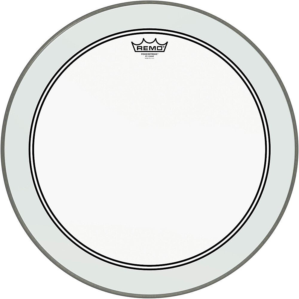 Remo 24" Clear Powerstroke 3 Bass Drum Head