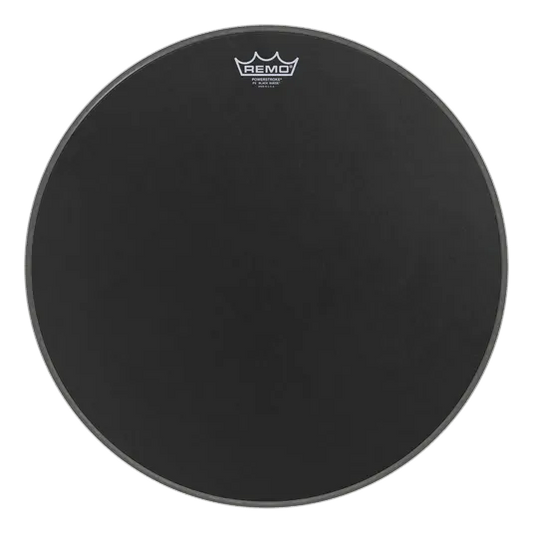 Remo Powerstroke 3 20 Inch Bass Drum Head Black Suede