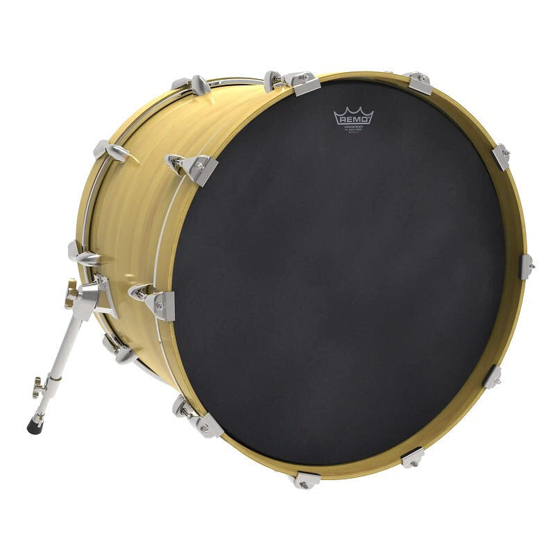 Remo Powerstroke 3 Series Black Suede Bass Drum Head - 26" — view 2