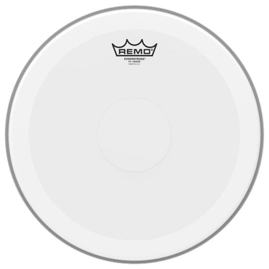 Remo P4-0114-C2 Powerstroke P4 Coated Drumhead - Top Clear Dot - 14"