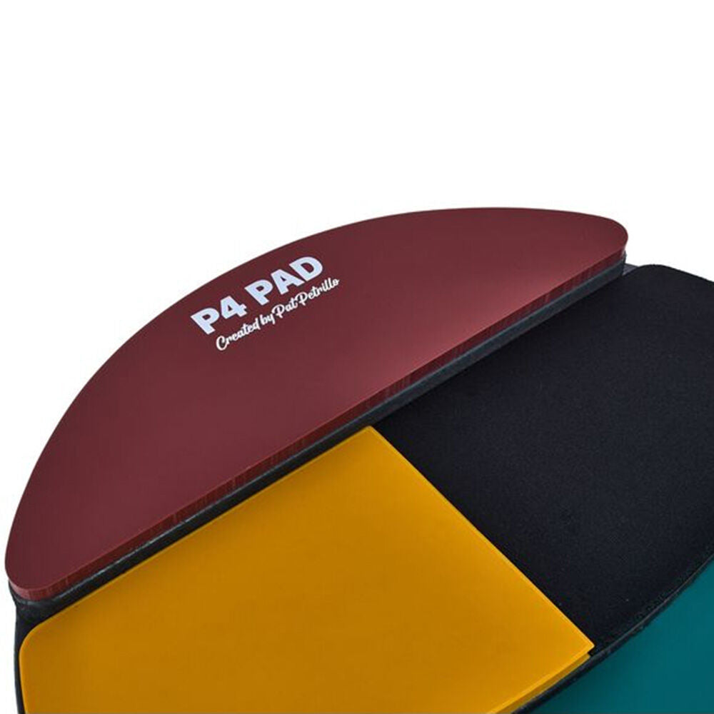 Pat Petrillo P4 Multi-Surface Practice Pad - 12" Diameter, 4 Surfaces, Silicone & Rubber, Portable Drumming Tool — view 4