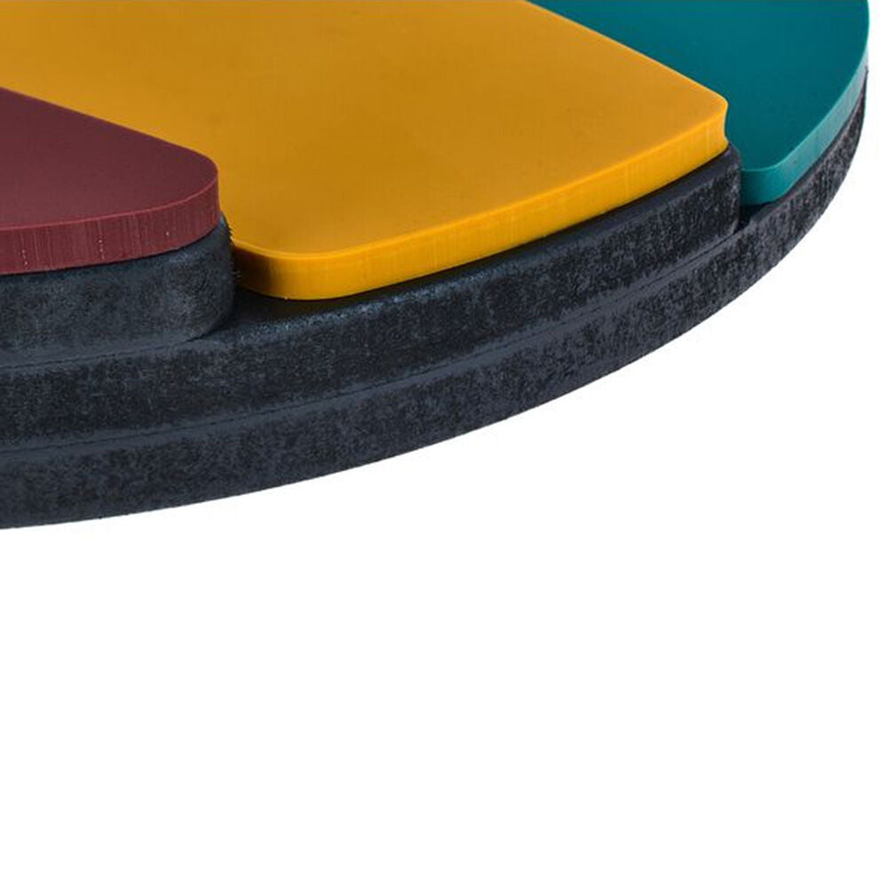 Pat Petrillo P4 Multi-Surface Practice Pad - 12" Diameter, 4 Surfaces, Silicone & Rubber, Portable Drumming Tool — view 5