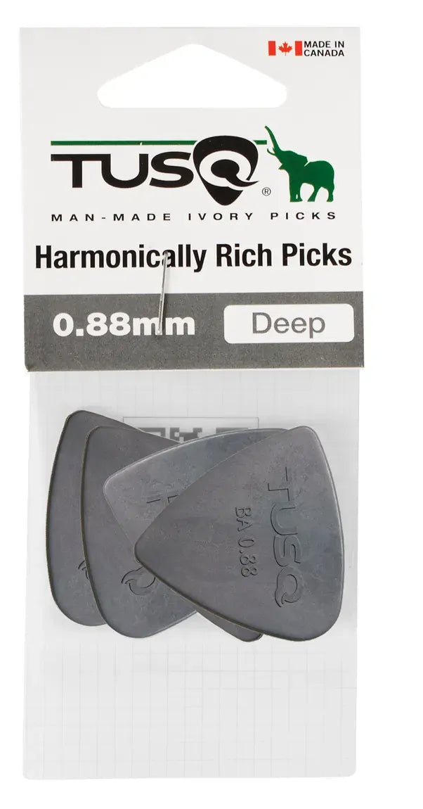 Graph Tech Bi-Angle 0.88MM Deep Tone Grey Guitar Picks - 4-Pack
