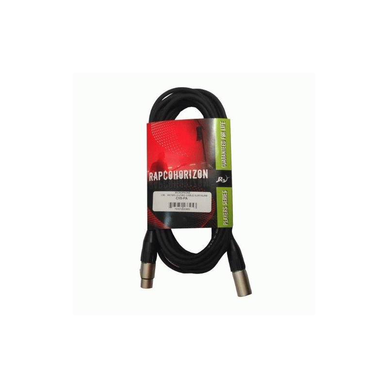 Rapco 10 Meter Low-Z Male to Female XLR Microphone Cable